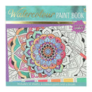 Waterverfkleurblok Volwassenen - Mandala's - incl Penseel en 6 kleuren waterverf