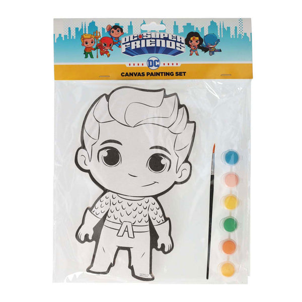 Canvas Schilderen DC Comics - Aquaman - incl Penseel en 6 kleuren verf