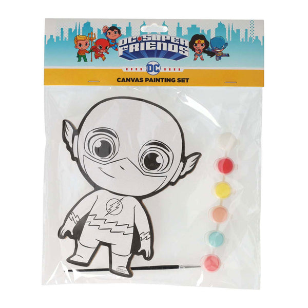 Canvas Schilderen DC Comics - Flash incl Penseel en 6 kleuren verf