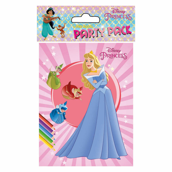 Disney Party Kleurboekjes Prinses, 6st.