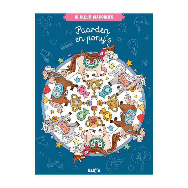 Ik Kleur Mandala's Paarden en pony's - Kleurboek