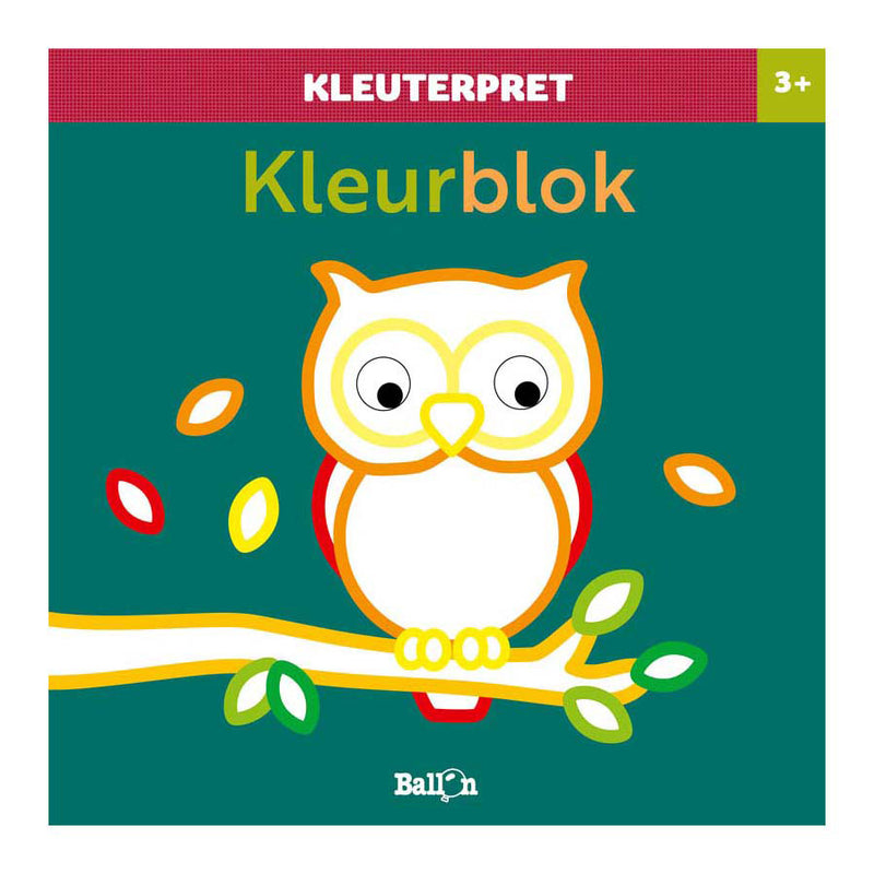 Kleuterpret Kleurblok Uil 3+