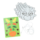 Kleur je eigen Masker Dino - 4 Maskers