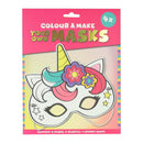 Kleur je eigen Masker Eenhoorn - 4 Maskers