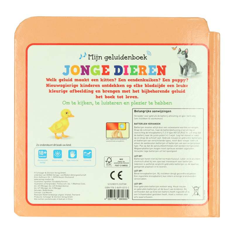 Mijn Geluidenboek Jonge dieren