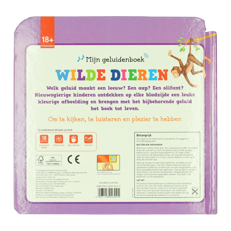 Mijn Geluidenboek Wilde dieren