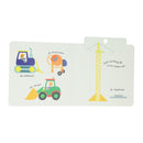 Kartonnen Schuifboekje - Spelen en leren Bouwplaats