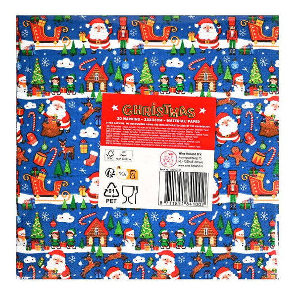 Servetten Kerst - 20st.