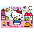 Hello Kitty Posterboek om te Kleuren met Stickers
