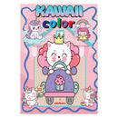 Kawaii Color + Stickers Kleurboek