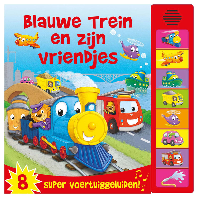 Geluidenboek Blauwe Trein en zijn Vriendjes
