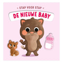 De nieuwe baby - Stap voor stap Kartonboekje