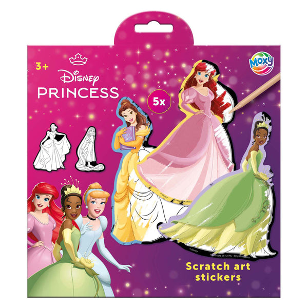 Disney Princess Scratch Stickers + Pen
