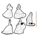 Scratch Art Stickers - Disney Princess, 6dlg.