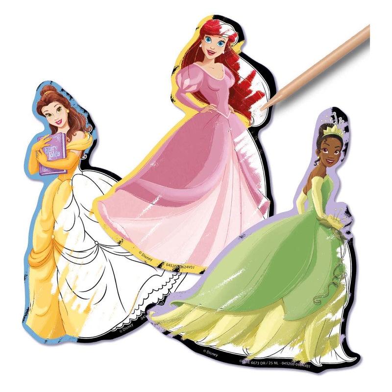 Disney Princess Scratch Stickers + Pen