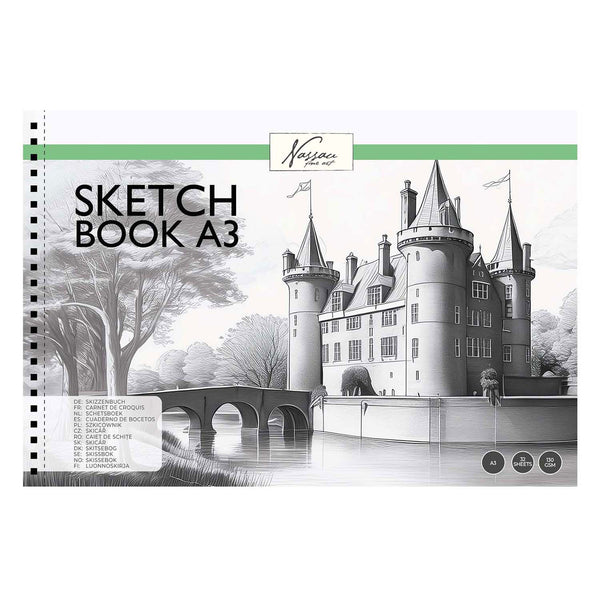 Schetsboek A3 met Scheurlijn, 130grams