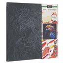 Schilderen op Nummer Black Papegaai, 30x30cm