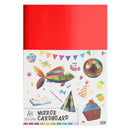 Spiegelkarton A4, 10 Vellen 10 Kleuren