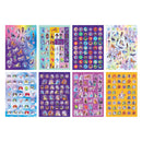 Unicorn Academy Glitter Stickerboek A5 - 8 Vellen