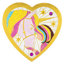 Unicorn Academy Schilderen op Nummer Folie Hartvorm