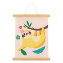 Diamond Painting Wandhanger Fluweel - Luiaard