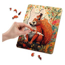 Houten Puzzel Eekhoorn - Unieke Vormen - 130st.