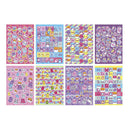 Mini MyMy Glitter Stickerboekje met 8 Vellen