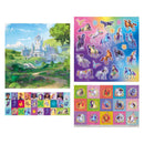 Totum Unicorn Academy Stickerset - 3 Vellen + 1 Achtergrond