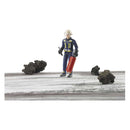 Bruder Bworld Brandweerman met Toebehoren 1:16