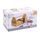 Houten Gereedschapskist Geel, 33dlg