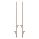 Stelten Hout Blank - 170cm