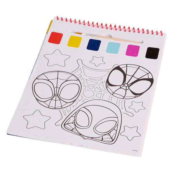 Spidey Water Verfset Boek - incl Kwast
