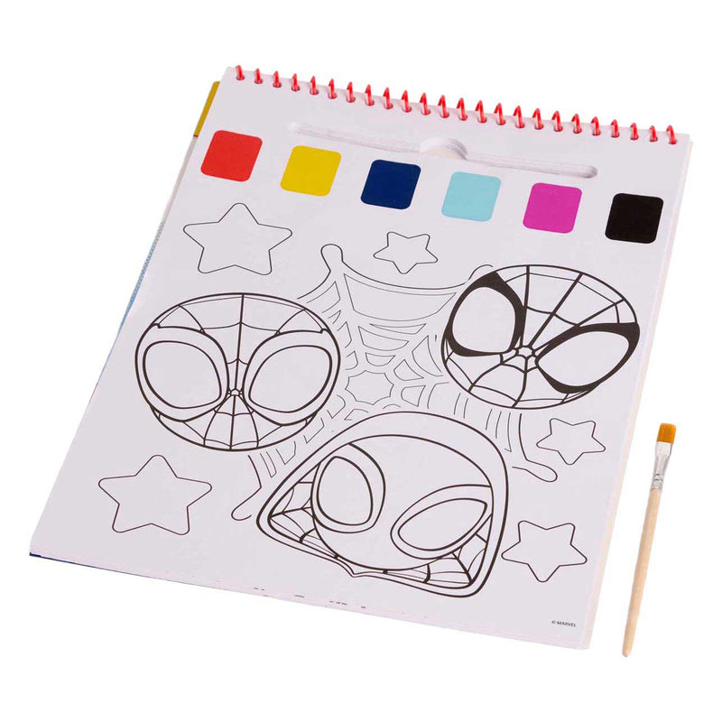Spidey Water Verfset Boek - incl Kwast