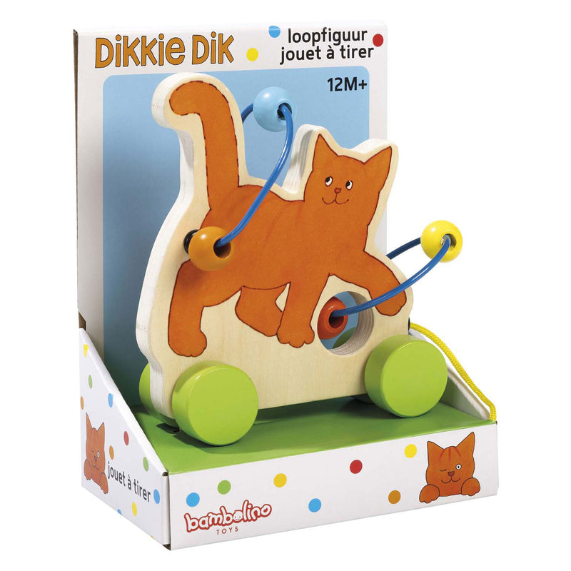 Dikkie Dik Houten Trekfiguur met Motoriekspiraal