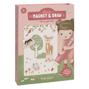 Little Dutch Whiteboard Kleurset met Magneten - Rosa Fairy Garden