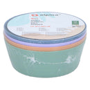 Gekleurde Kommen, 4dlg.