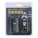 Dunlop 2in1 Hoofdlamp