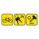 Frame U-slot met kabel en Houder