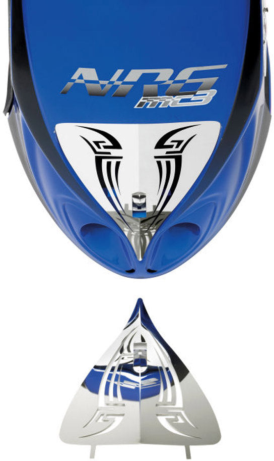 Voorfrontrooster Piaggio Nrg mc2/3 aluminium polish ventilator tribal design