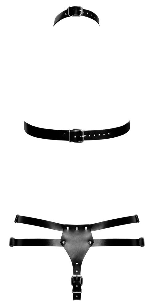 Leather Harness Set S/M