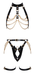 Leather Harness Set S/M