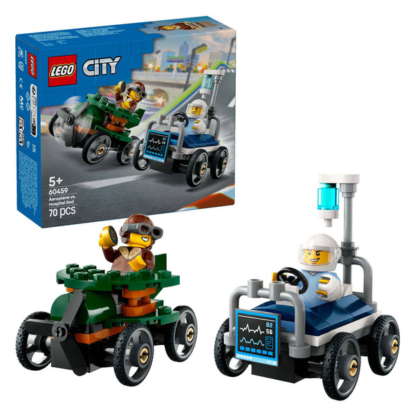 Lego City 60459 Vliegtuig vs Ziekenhuisbed