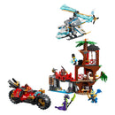 LEGO Ninjago Ninjavoertuigen bij de boomhut