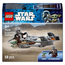 LEGO Star Wars 75436 Mandalorian en Grogu's speederbike