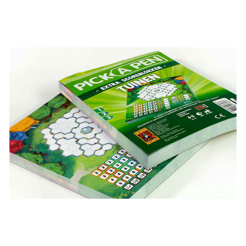 999 Games Pick a Pen Tuinen Scoreblokken, 2st.