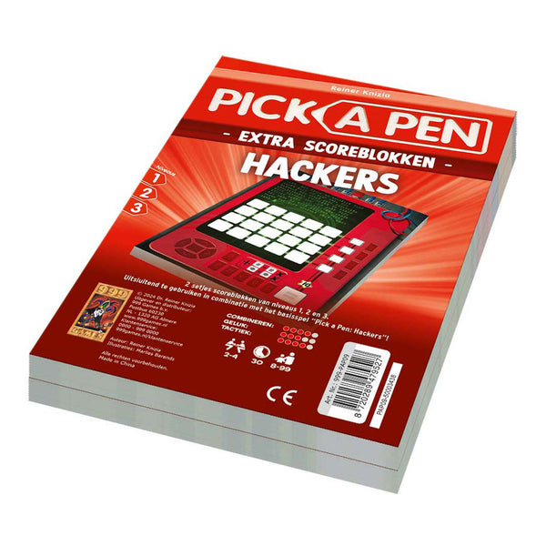 999 Games Pick a Pen Hackers Scoreblokken, 2st.