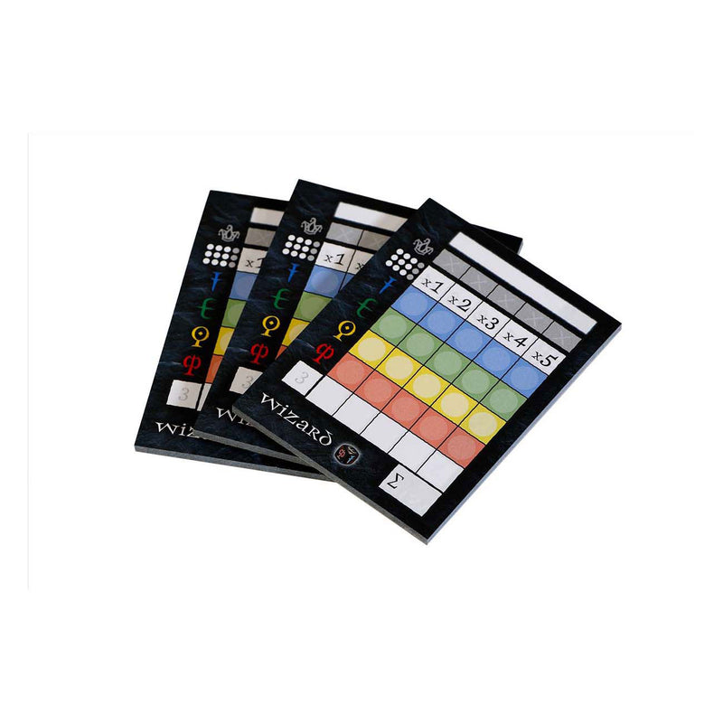 999 Games Scoreblokken Wizard Dobbelspel, 3st.