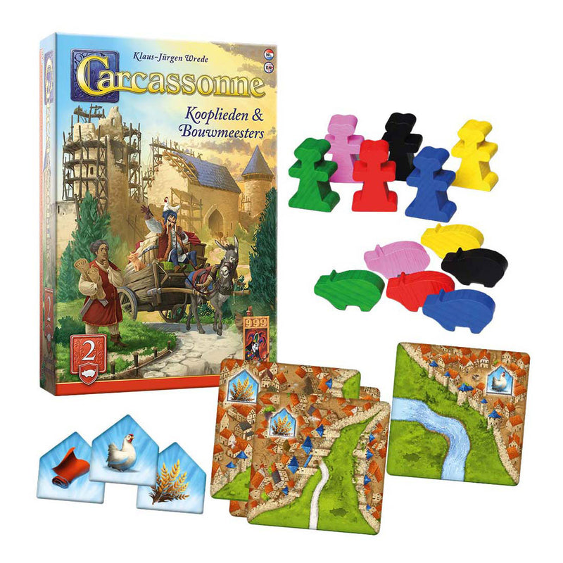 999 Games Carcassonne Kooplieden & Bouwmeesters Uitbreiding