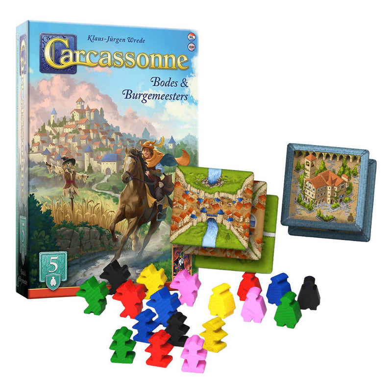 999 Games Carcassonne Bodes & Burgemeesters Uitbreiding