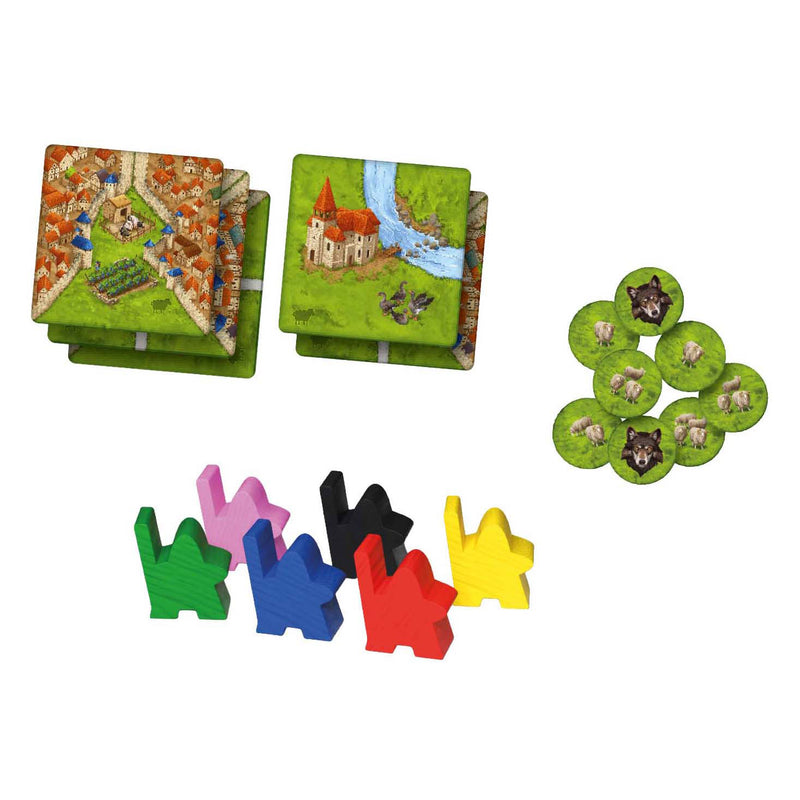 999 Games Carcassonne Herders & Wijngaarden Uitbreiding